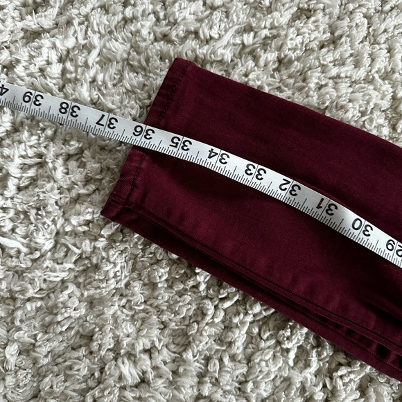Bullhead (Aritzia) Crimson Denim Skinny Jeans Sz 0 - Picture 14 of 14